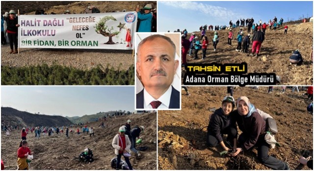 Halit Dağlı İlkokulu Öğrencileri ile Fidan Dikim Etkinliği Yapıldı