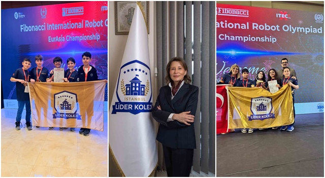 Lider Koleji öğrencileri Roma'dan zaferle döndü