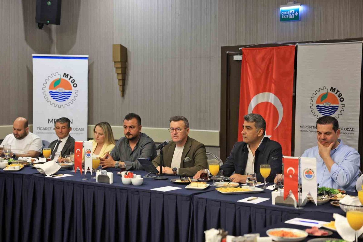 Mersin iş dünyası ortak akılda buluştu: Üretim, ihracat ve lojistik masaya yatırıldı