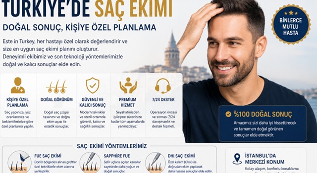 Türkiye’de Saç Ekimi: İstanbul’da Doğal Sonuç ve Kişiye Özel Planlama Neden Önemli?