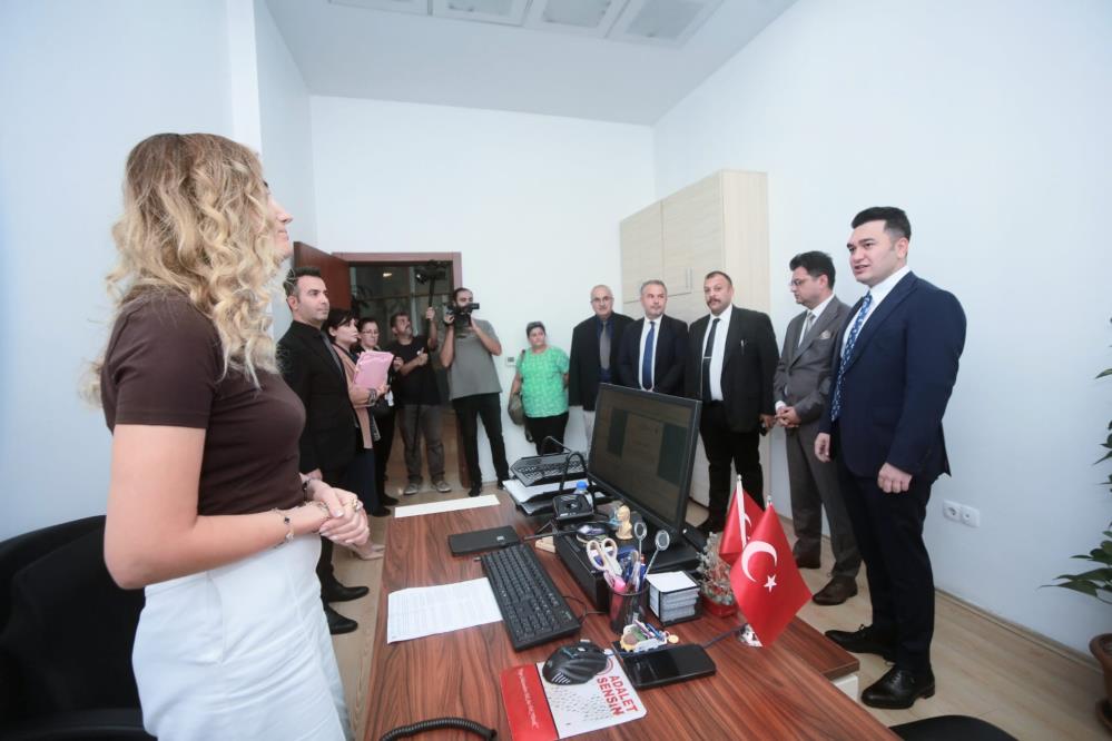 Mersin'de Yargı Hizmetlerinin Etkinliği Bürosu hizmete alındı.