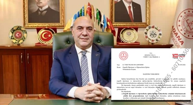 Adana Haber Yazdı, Engelli Öğretmen ve Öğrenciler İçin Seferberlik Başladı