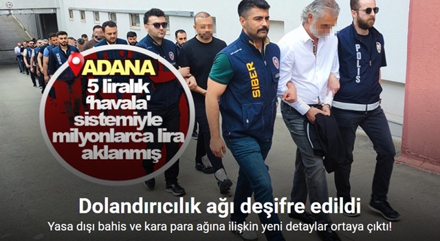 5 liralık ‘havala’ sistemiyle milyonlarca lira aklandı