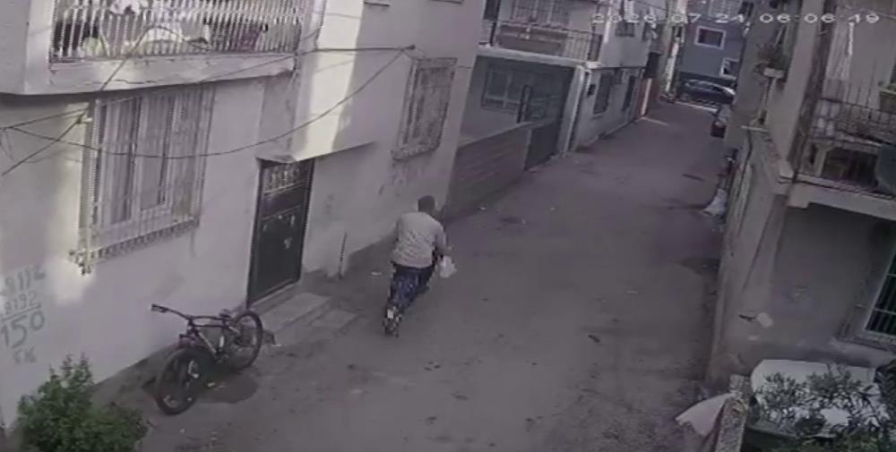 Kedi maması çalan hırsız vatandaşı canından bezdirdi