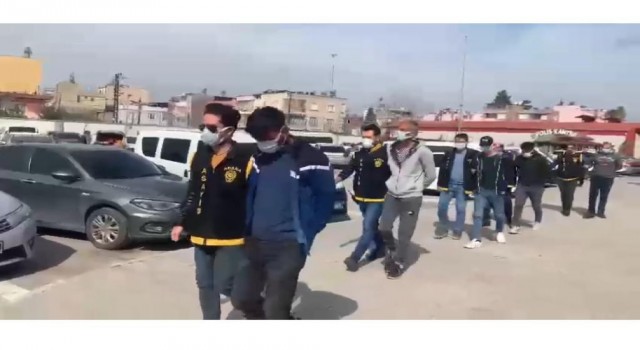 100 bin lira değerinde malzeme çalan 5 hırsız tutuklandı