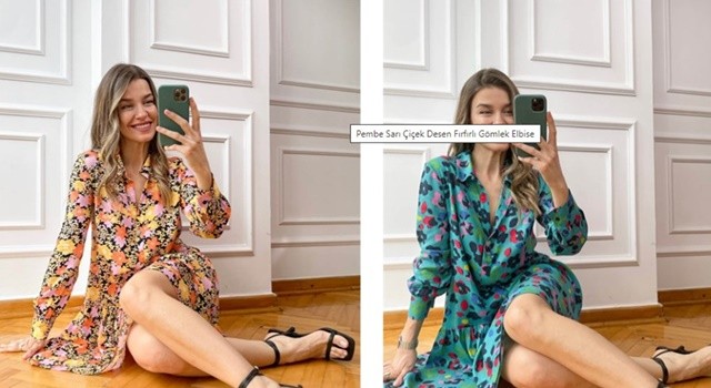 Fırfırlı Elbise Modelleri