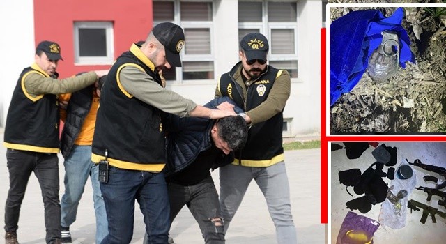 SAVAŞA MI HAZIRLANIYORLARDI? UZUN NAMLULU SİLAHLAR, EL BOMBALARI..