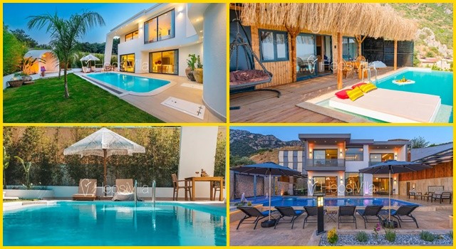 Kaş'ın Sıcak Yaz Günlerinde Serinlemek İsteyenler İçin Keyifli Muhafazakar Villa Tatili Fırsatları HepsiVilla.com'da