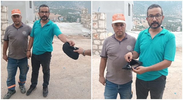 Kozan Belediye görevlilerinden örnek davranış