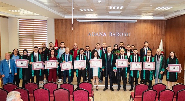 Adana Barosunda ruhsat heyecanı