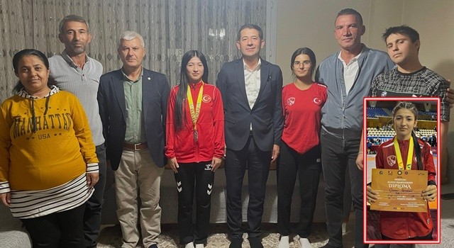 Feke'li sporcu Fatma Gül, Avrupa ikincisi oldu