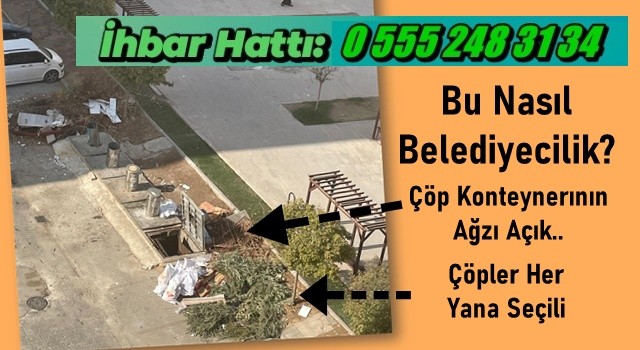 İsmetpaşa TOKİ’de Çocuk Parkının Yanındaki Tehlike