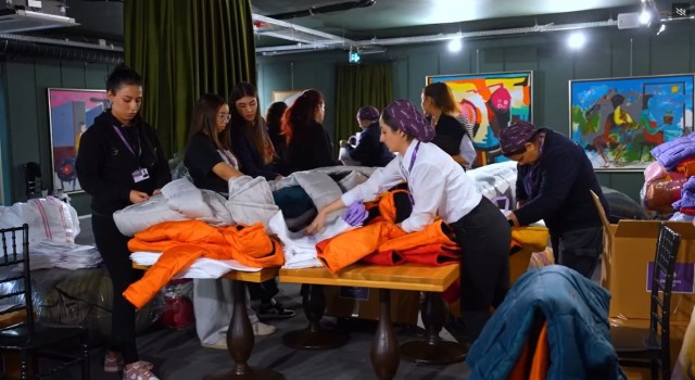 Gündoğdu'dan Depremzede Çocuklara Kışlık Destek