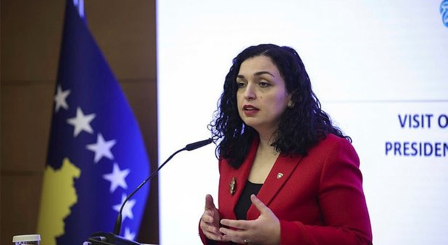 Kosova Cumhurbaşkanı Osmani'den Taziye Mesajı