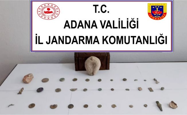 Adana’da tarihi eser kaçakçılığı yapan 2 kişi yakalandı