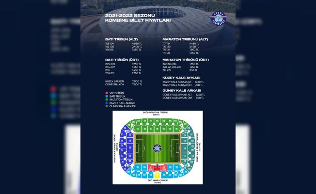 Adana Demirspor’un 2021-2022 sezonu kombine bilet fiyatları belli oldu