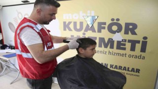 Şehit ve gazi yakınlarına bayram öncesi berber-kuaför hizmeti Büyükşehir’den