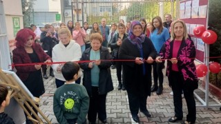 Miniklerden doğa temalı resim sergisi