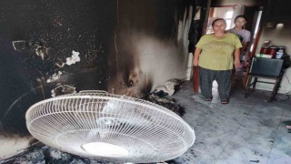 Evi yanan anne-kız oto yıkamacıda yaşamaya başladı